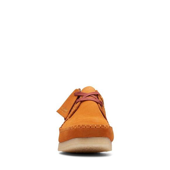 Clarks Mens Weaver Orange Shoes (NWT) - Picture 3 of 6
